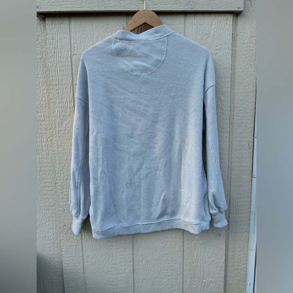 Aeria women’s s Light Gray Crewneck oversized Sweater Sz XS - Picture 6 of 9